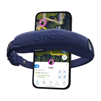 Halo Collar  4 GPS Wireless Fence Real Time Tracking Training Dog Collar