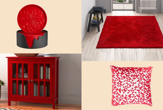 13 home decor finds that’ll help you pull off the ‘pop of red’ trend