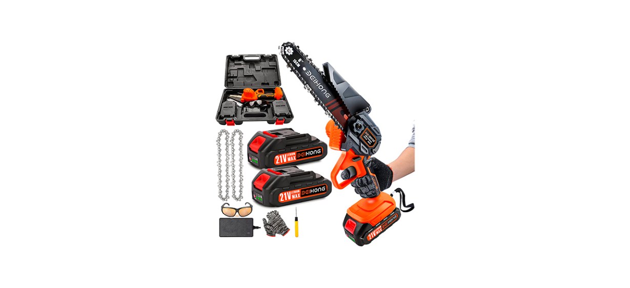 Best BEI &amp; Hong Mini Cordless Chainsaw