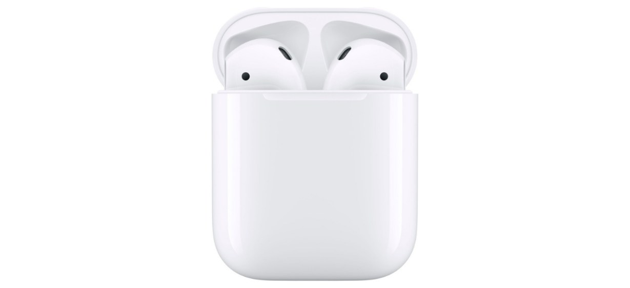 Apple Airpods Gen 2 on white background