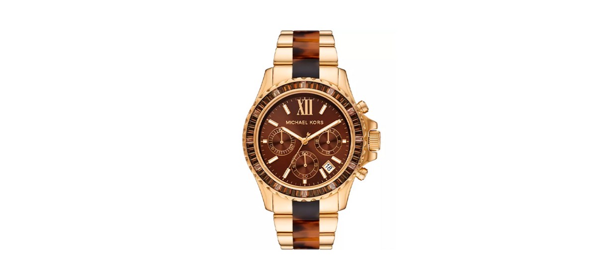 Fashion Accessories-Best Michael Kors Women's Everest Chronograph Two-Tone Bracelet Watch Fashion Accessories-Best Michael Kors Women's Everest Chronograph Two-Tone Bracelet Watch
