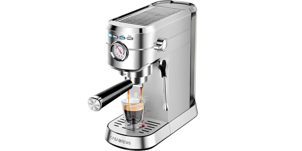 Casabrews Espresso Machine on white background