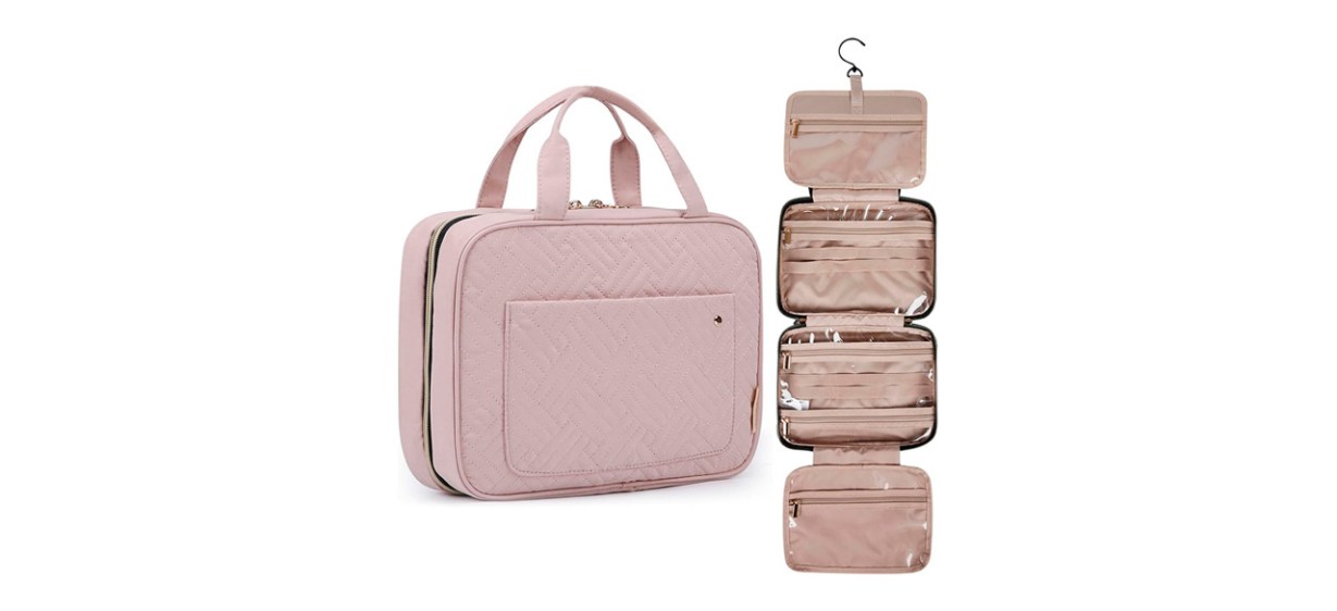 BAGSMART Toiletry Bag Travel Bag with Hanging Hook BAGSMART Toiletry Bag Travel Bag with Hanging Hook