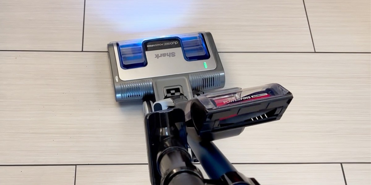 Shark Vertex cleaning hard floor Shark Vertex cleaning hard floor