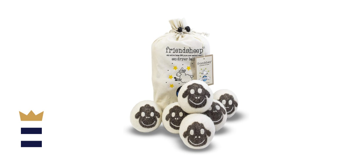 Friendsheep Organic Eco Wool Dryer Balls, Six Pack