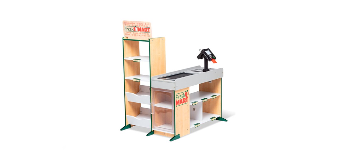Melissa and Doug Freestanding Wooden Fresh Mart Grocery Store Melissa and Doug Freestanding Wooden Fresh Mart Grocery Store