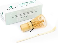 Jade Leaf Traditional Bamboo Matcha Whisk + Scoop