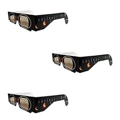 American Paper Optics Pack of 3 Solar Eclipse Glasses