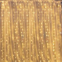 Brightown 20-foot LED Curtain Lights