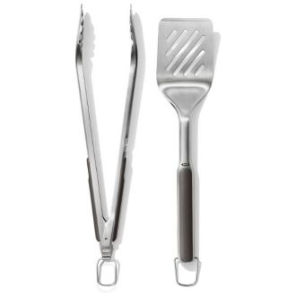 OXO Outdoor Grilling Turner and Tongs Set