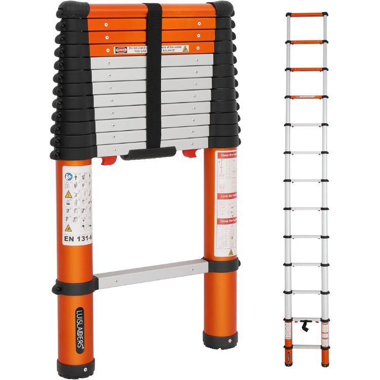 LUISLADDERS Multi-Use Telescopic Extension Ladder