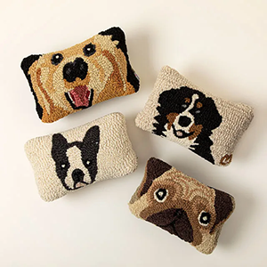 Uncommon Goods Dog Face Pillow