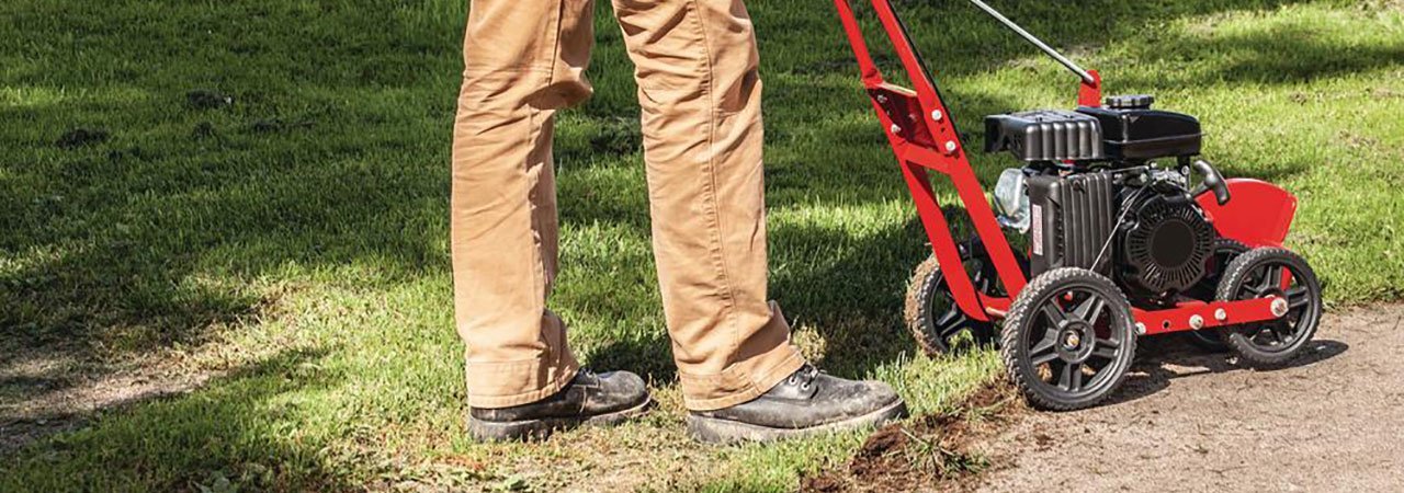 using a gas edger