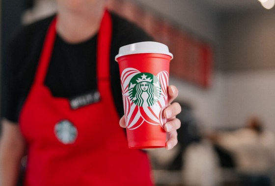 Get a free reusable holiday cup on Starbucks’ Red Cup Day