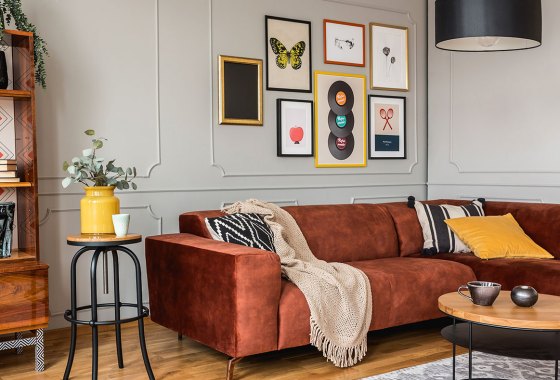 'Gallery corners' are a great way to spruce up your living space