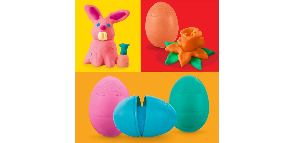 Play-Doh Eggs 24-Pack Easter Basket Stuffers