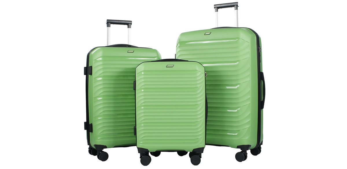Travelhouse 3 Piece Hardshell Luggage Set Hardside