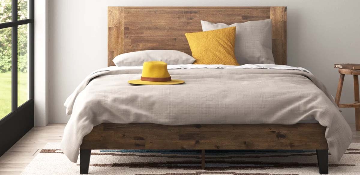 Union Rustic Kira Solid Wood Platform Bed Frame