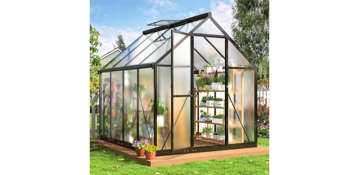 VIWAT 6x7.5 FT Greenhouse for Outdoors