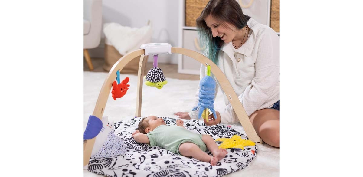 Melissa &amp; Doug Ocean Wooden Baby Play Gym