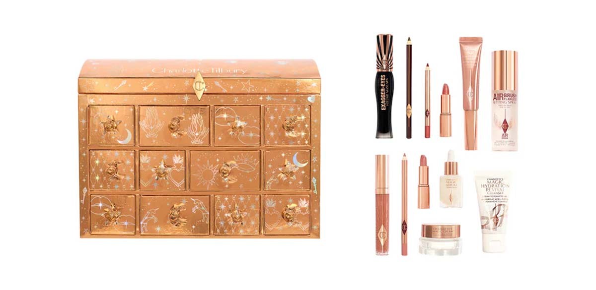 Charlotte Tilbury Charlotte's Beauty Treasure Chest Makeup and Skincare Advent Calendar
