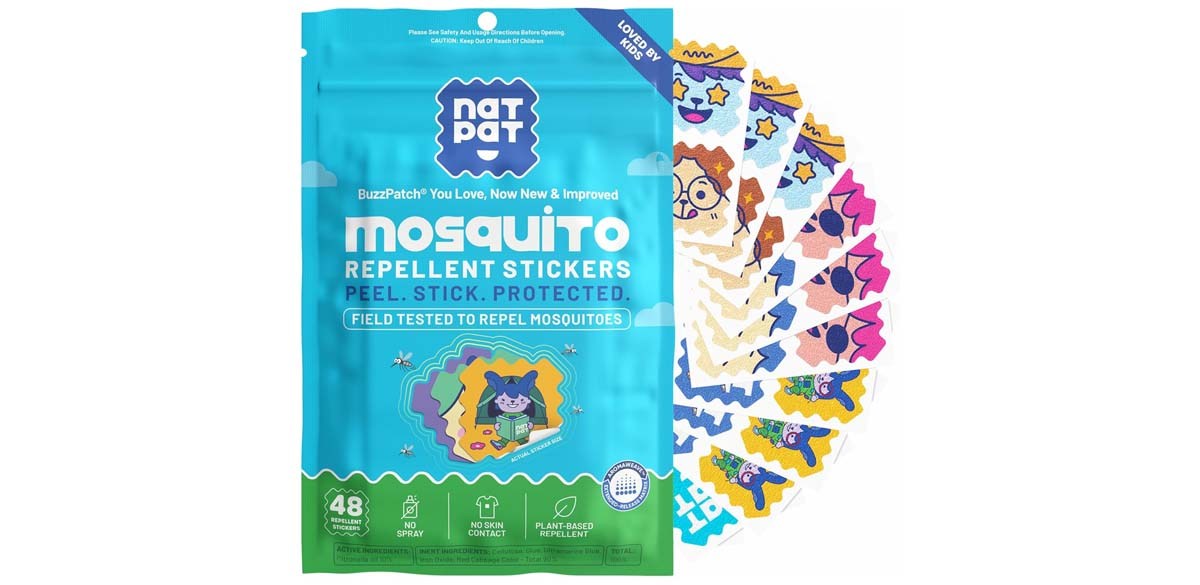 NATPAT Buzz Patch Mosquito Patch Stickers for Kids