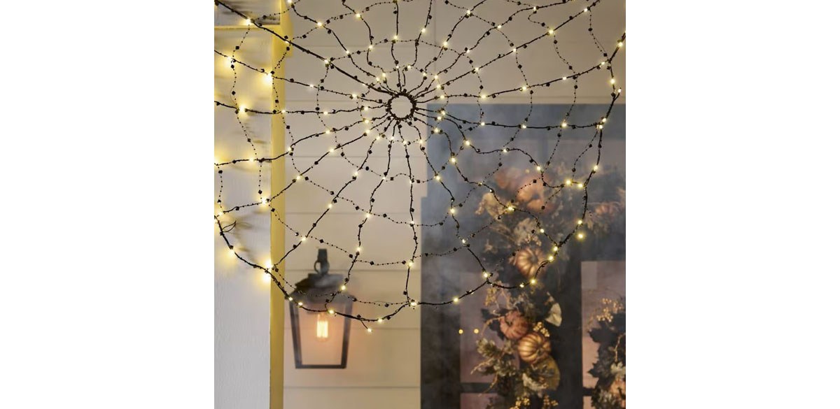 Pre-lit Sparkling Spiderweb