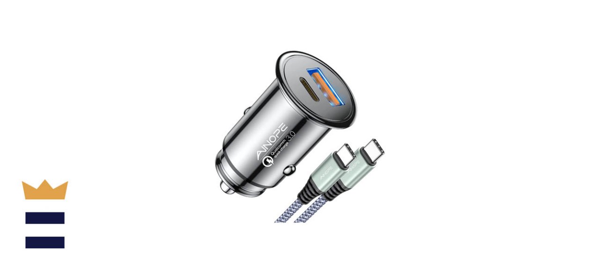 AINOPE USB C Car Charger 48W