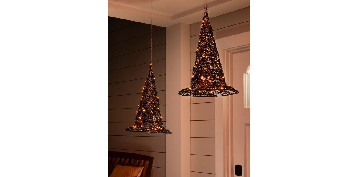 Balsam Hill Lit Spellbound Wire Witch Hats