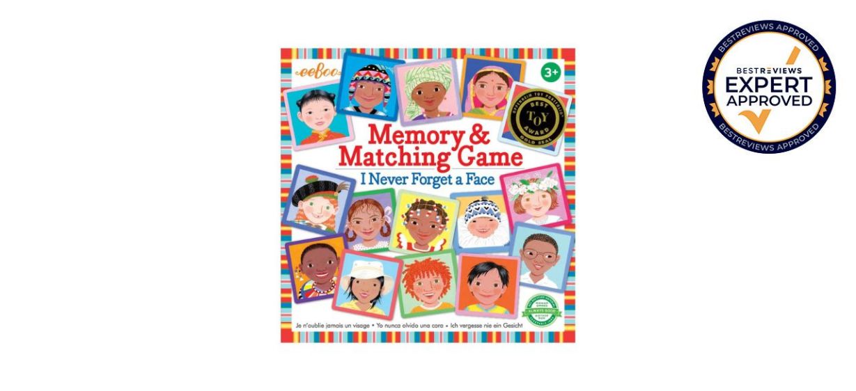 Best Eeboo I Never Forget a Face Memory and Matching Game