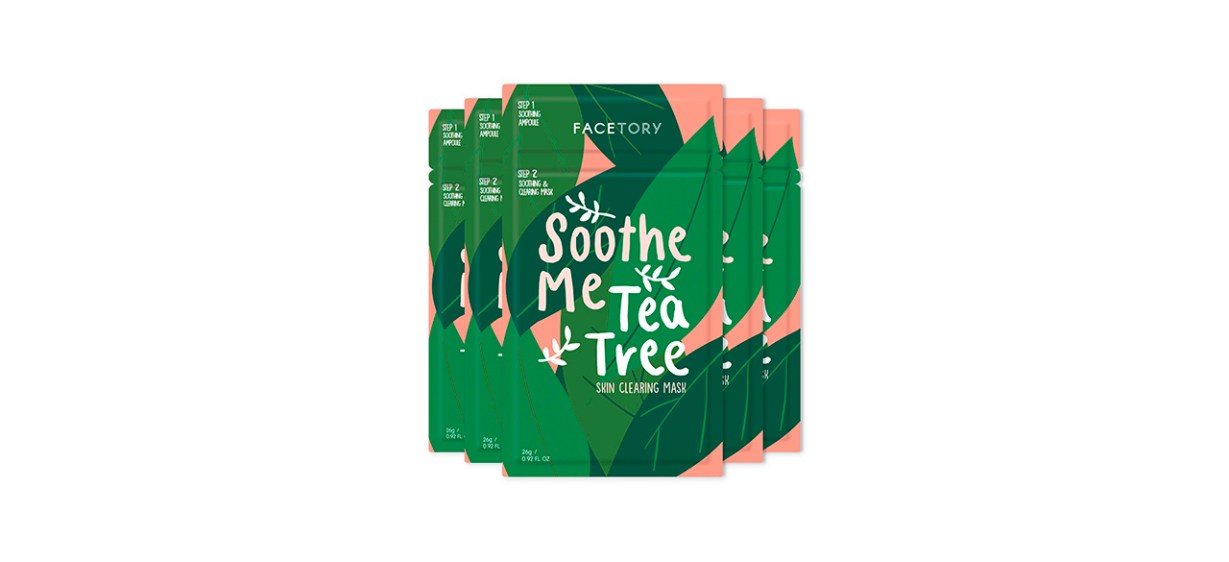 Best FaceTory Soothe Me Tea Tree Sheet Mask Set