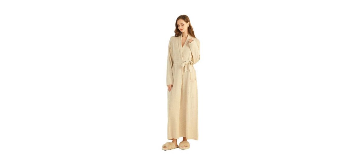 NUOHEMULE Pure Cashmere Robe