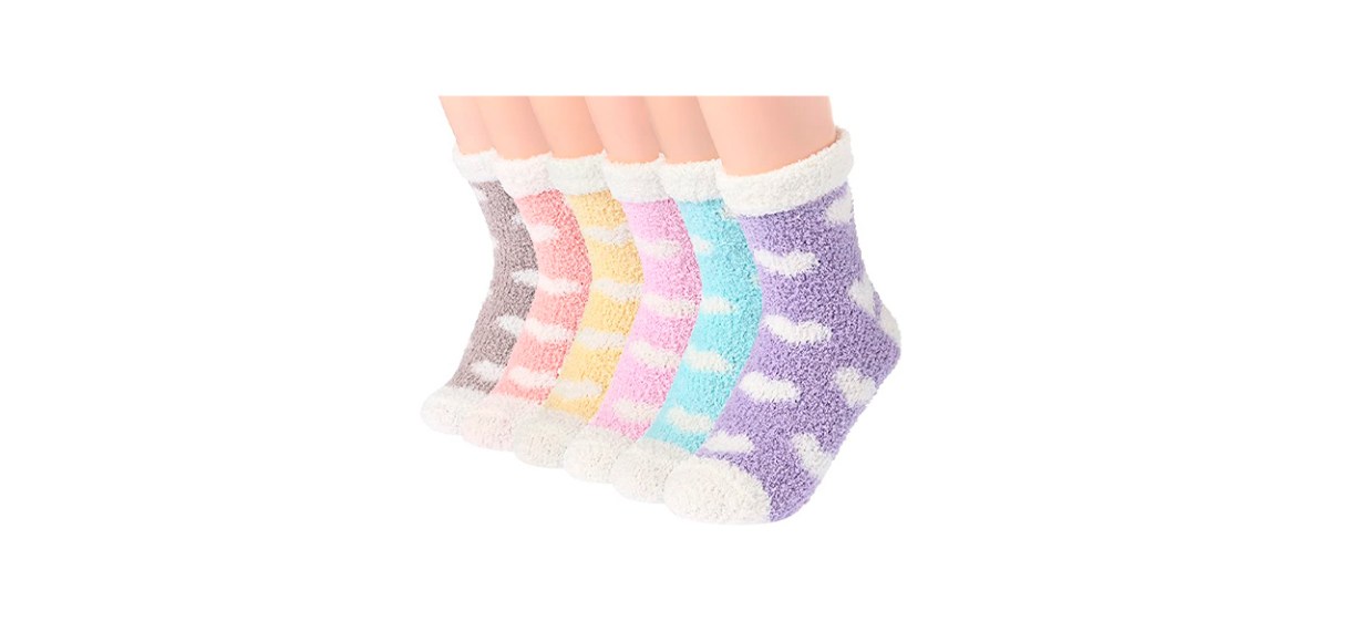 Best Toes Home Plush Slipper Socks