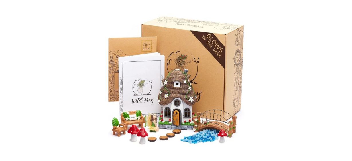 Best Wild Pixy Resin Fairy House and Garden Kit 