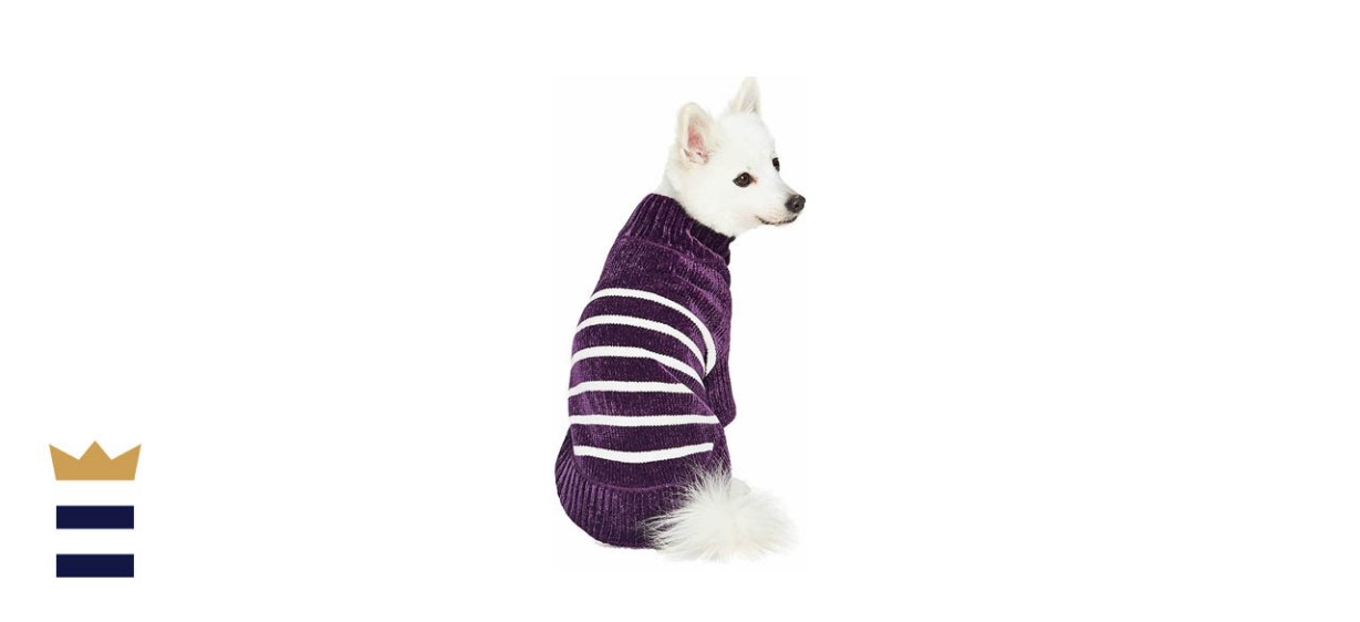 Blueberry Pet Classy Striped Dog Sweater