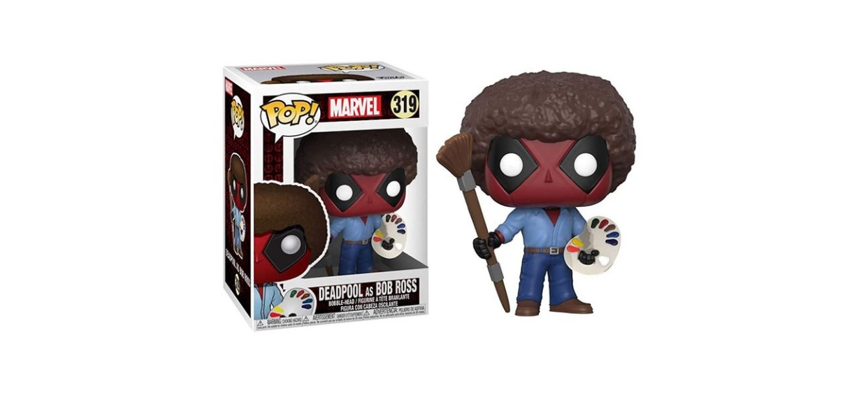 Bob Ross Deadpool Funko Pop