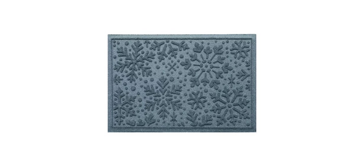 Bungalow Flooring Waterhog Snowflake Doormat