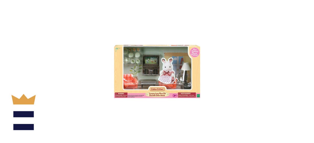 Calico Critters Lounging Living Room 17 Piece Set