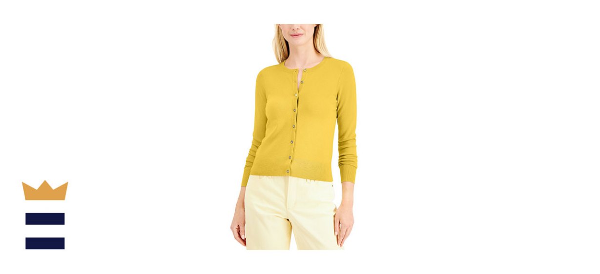 Charter Club Button Cardigan