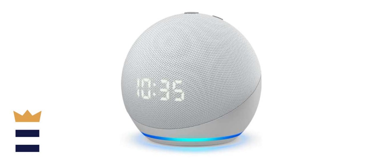 Echo Dot Smart Speaker with Clock
