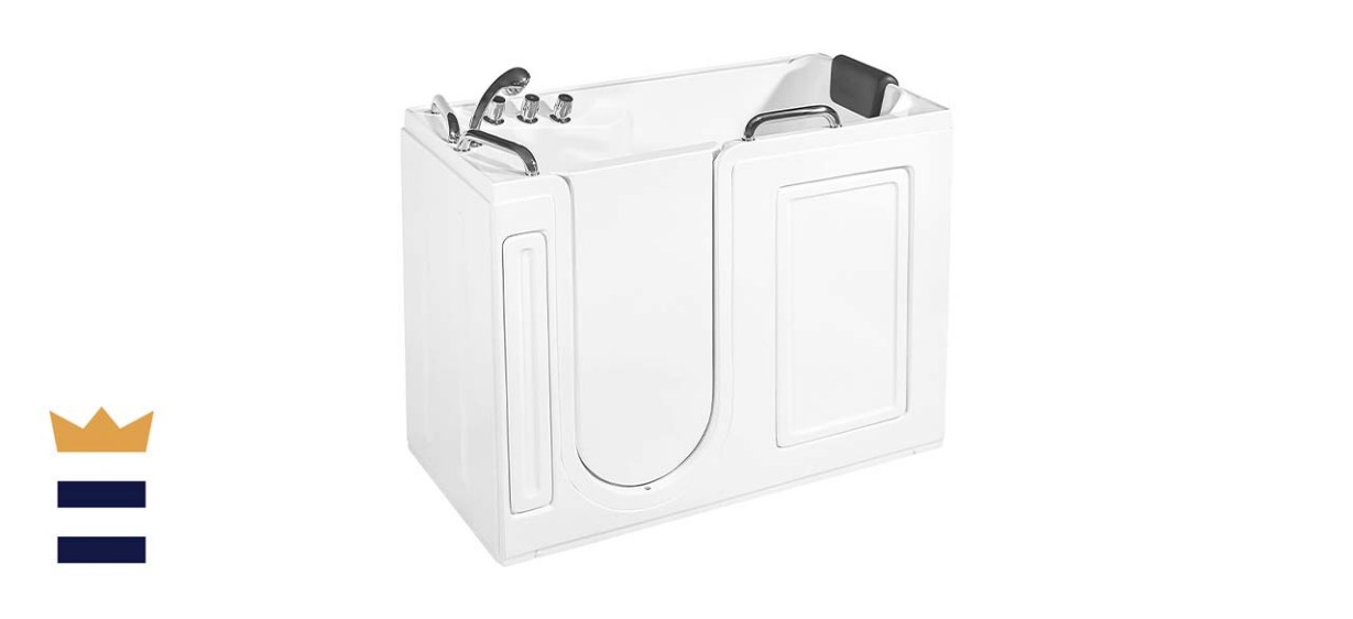 Empava Acrylic Freestanding Walk-In Bathtub