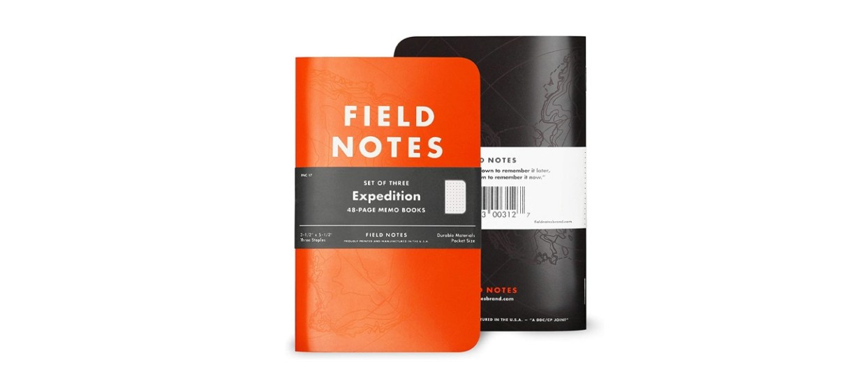 Field Notes Expedition 3-Pack Waterproof Notebook