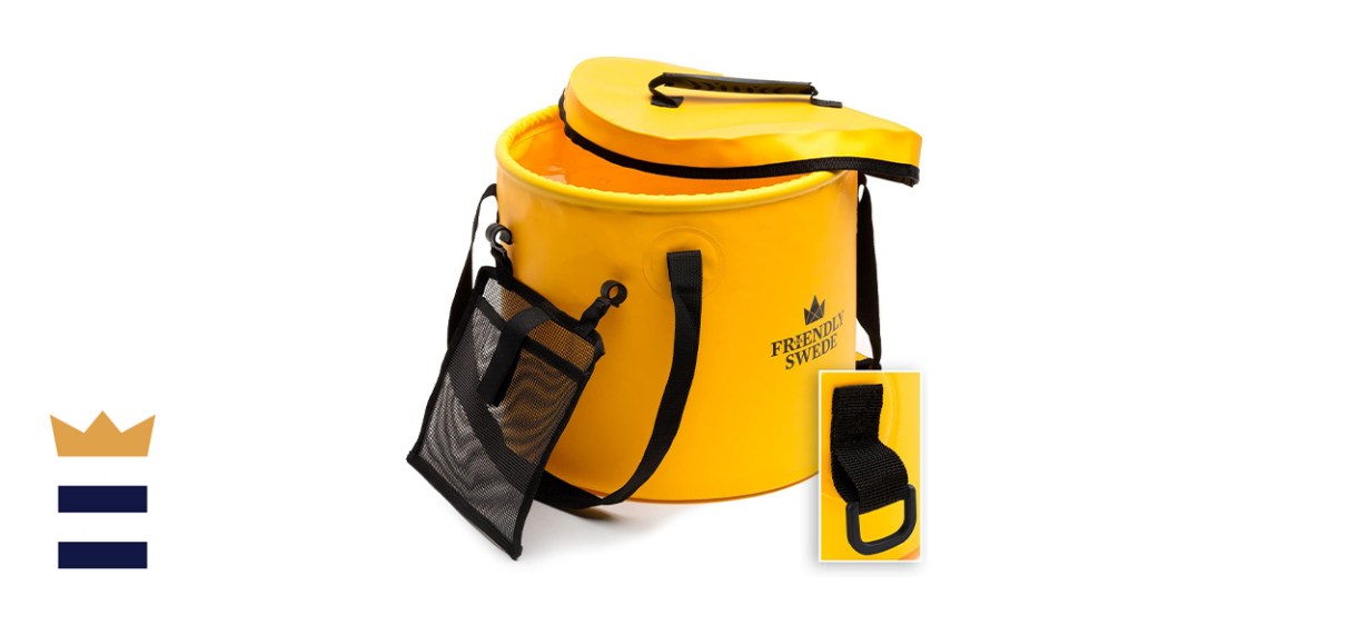 Friendly Swede Collapsible Bucket With Lid