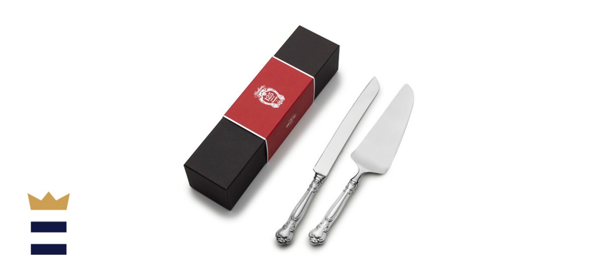 Gorham Chantilly 2 Piece Pie Server Set 