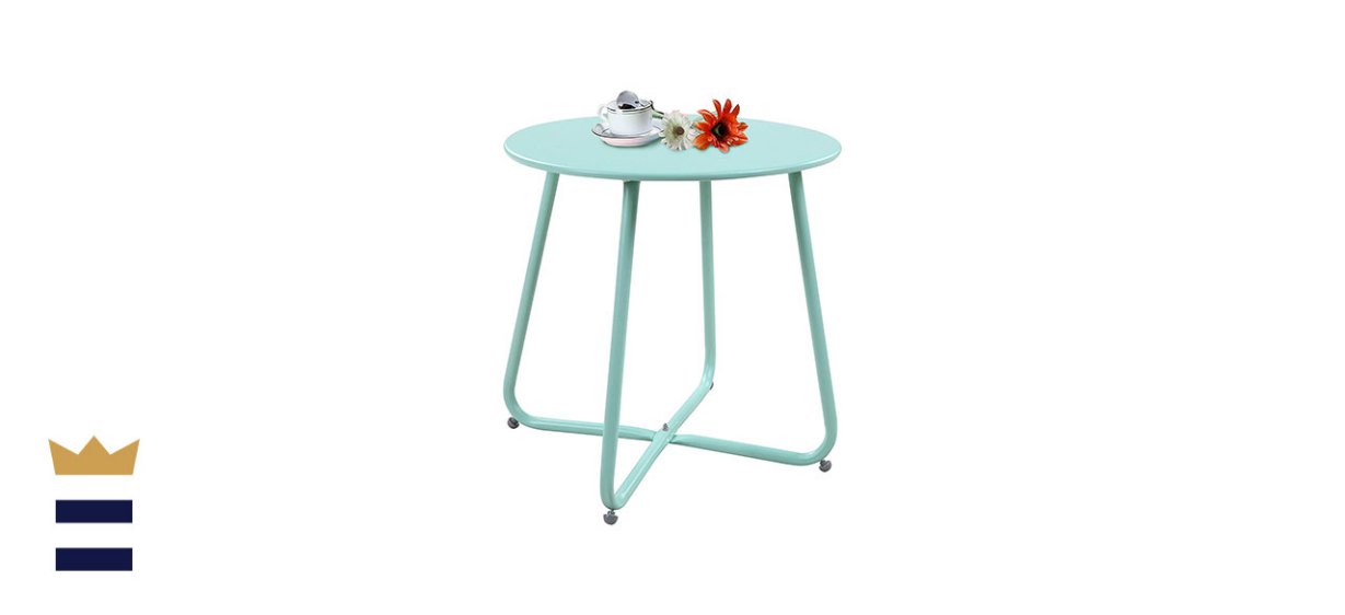 Ground Patio Steel Side Table