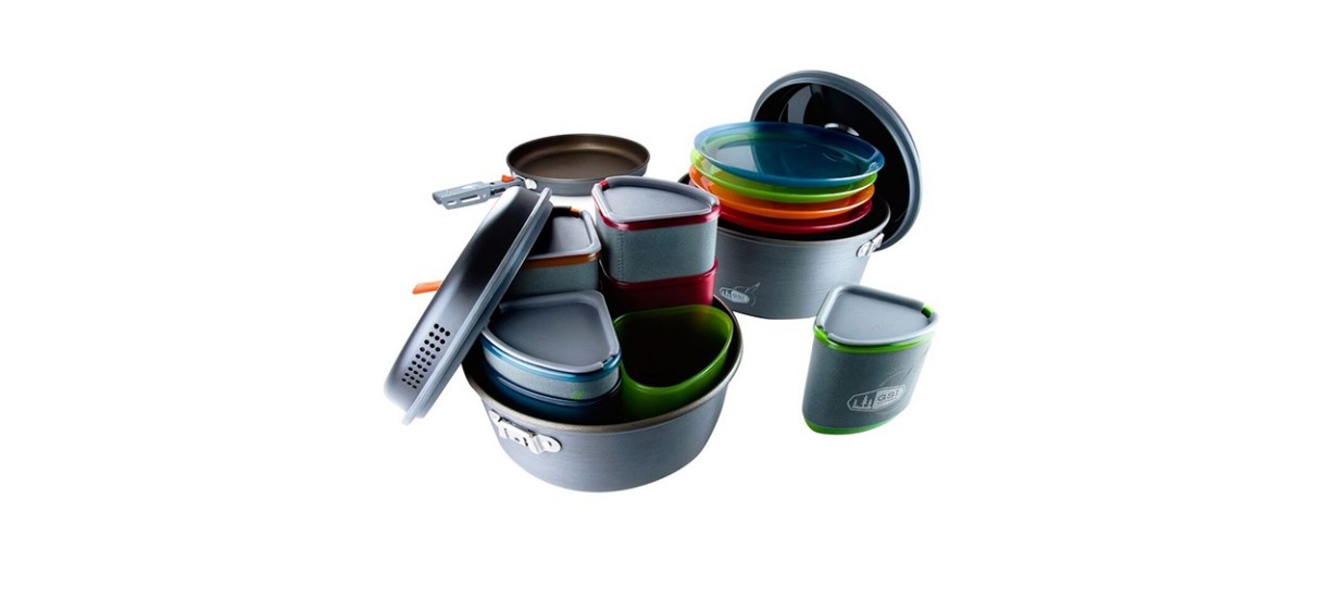 GSI Outdoors, Pinnacle Camper Cooking Set for Camping and Backpacking
