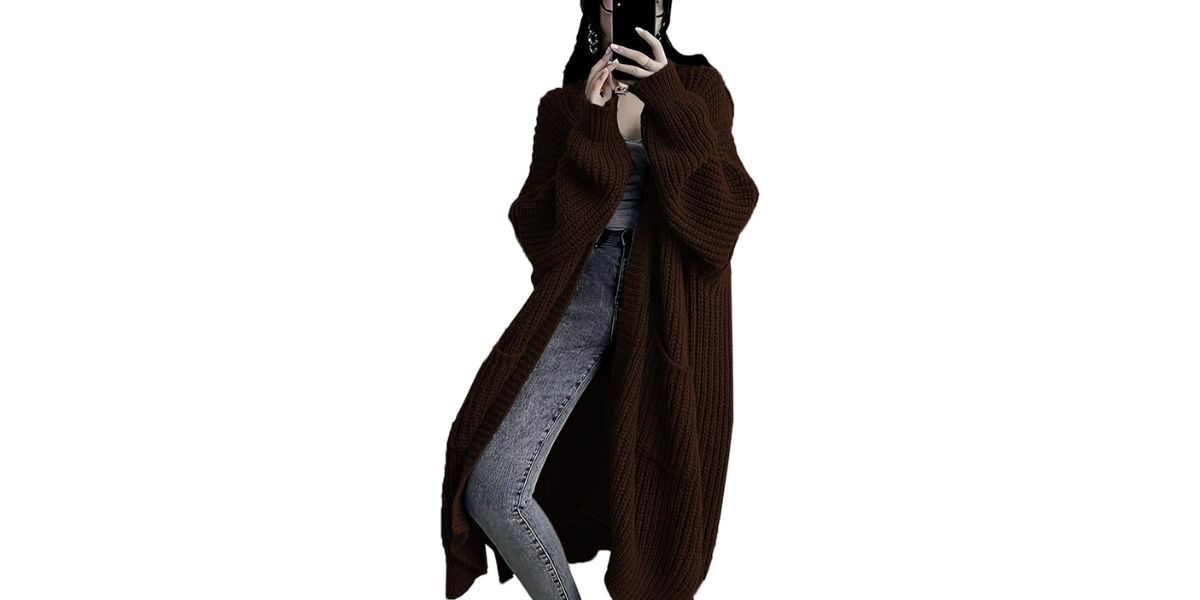 GUTPOINT Womens Long Cardigan Sweater