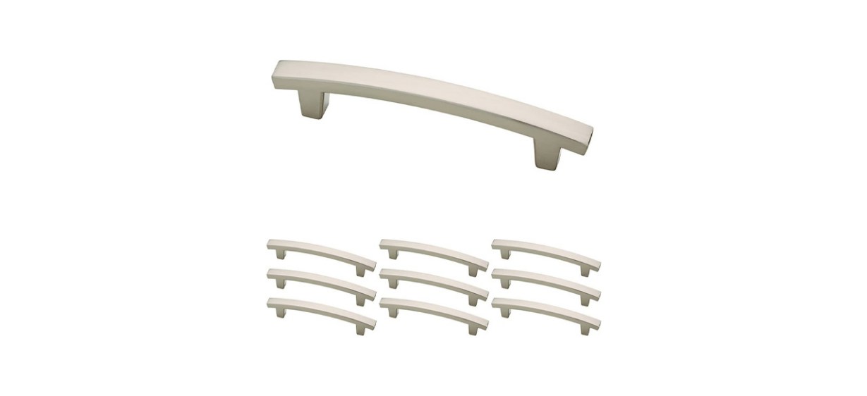 Home-Best Franklin Brass Satin Nickel 4-inch Handle Pulls