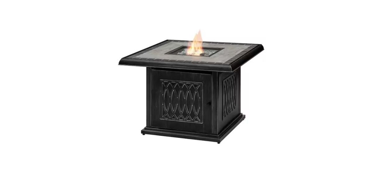 Home Decorators Collection St. Charles Steel and Aluminum Outdoor Fire Pit Table Home Decorators Collection St. Charles Steel and Aluminum Outdoor Fire Pit Table