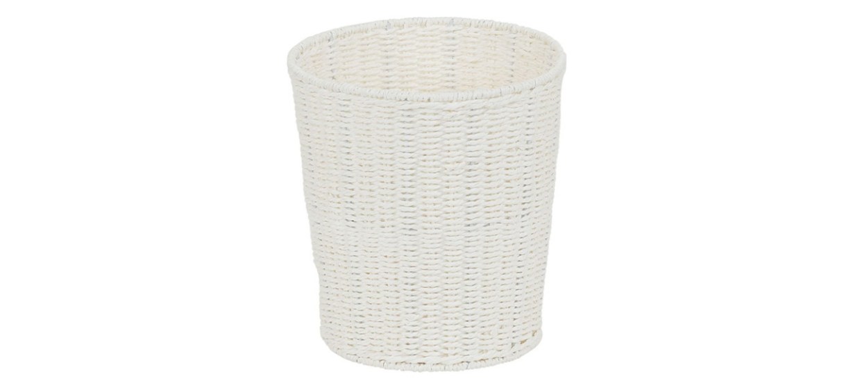 Household Essentials Woven Seagrass Wicker Wastebasket